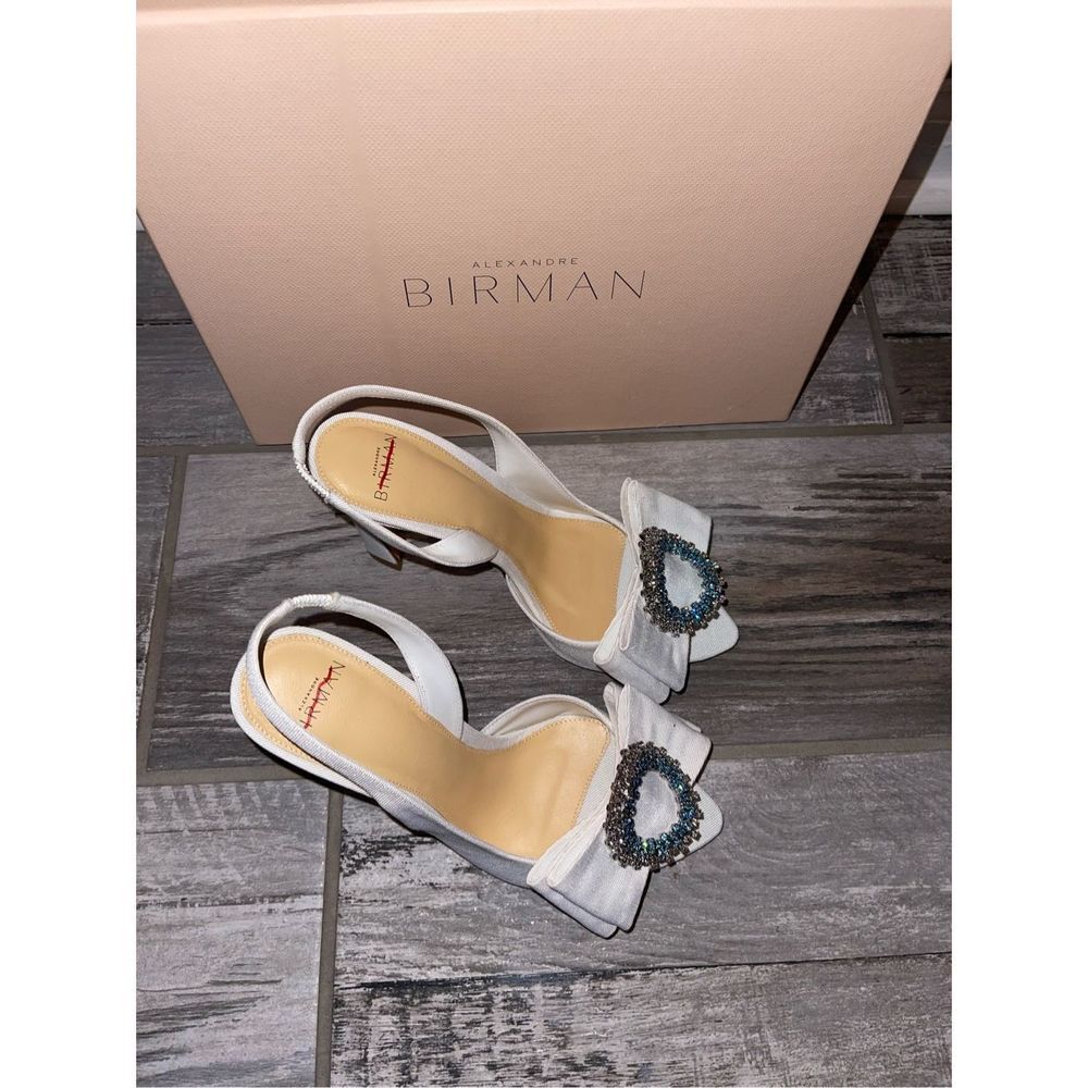 Alexandre Birman Madeline Embellished Bridal Slingbacks - Picture 9 of 15